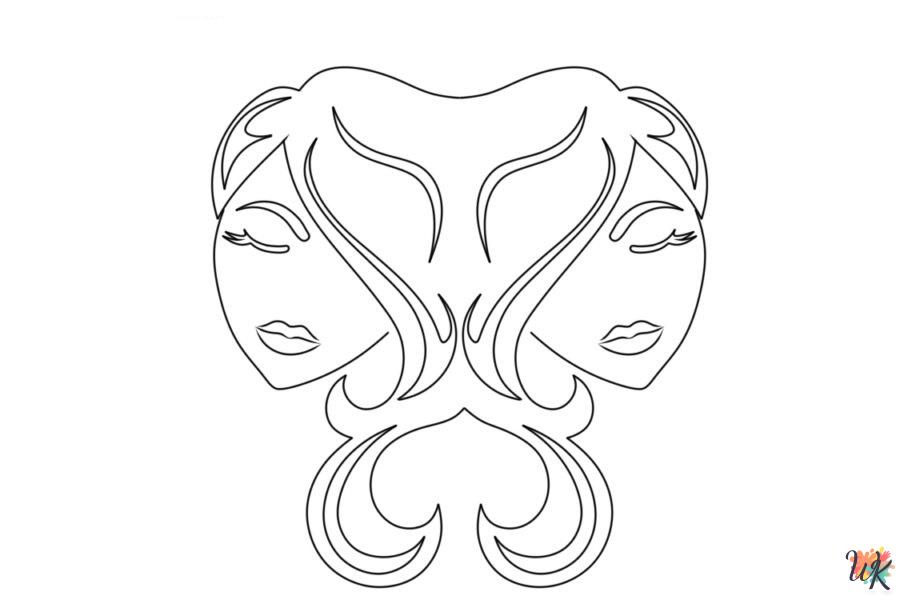 Zodiac Signs free coloring pages