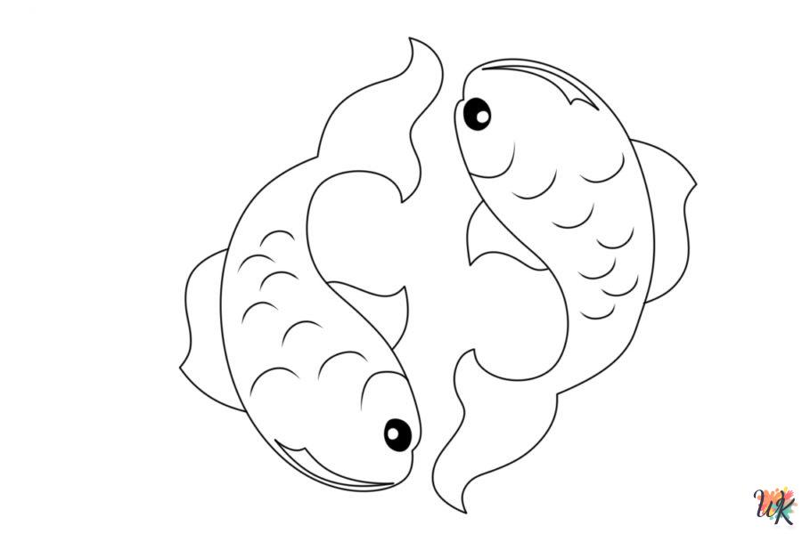 Zodiac Signs coloring pages for preschoolers