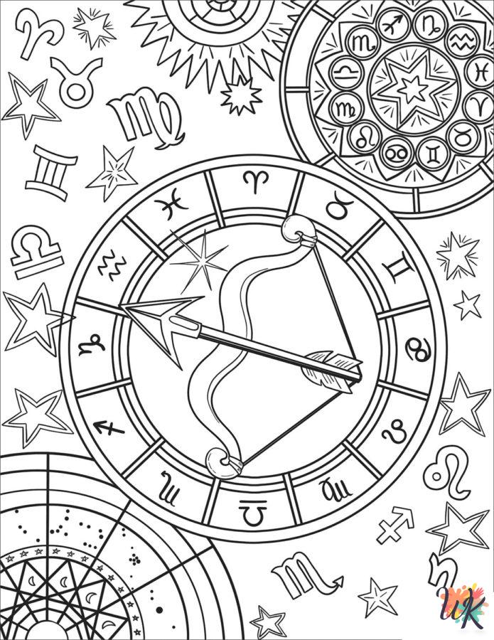Zodiac Signs coloring pages grinch