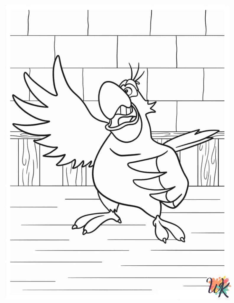 Aladdin & Jasmine Coloring Pages 15