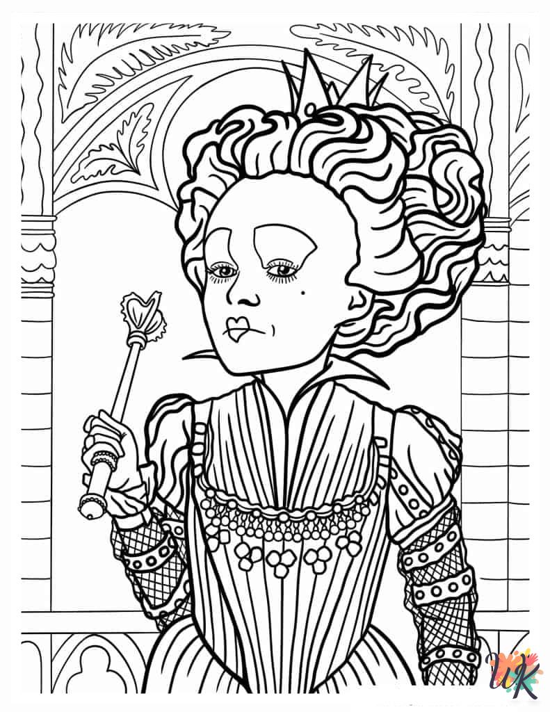 Alice In Wonderland Coloring Pages 13