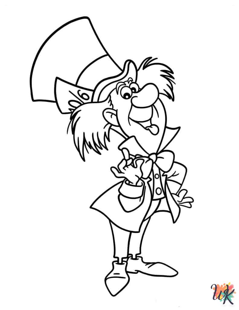 Alice In Wonderland Coloring Pages 16