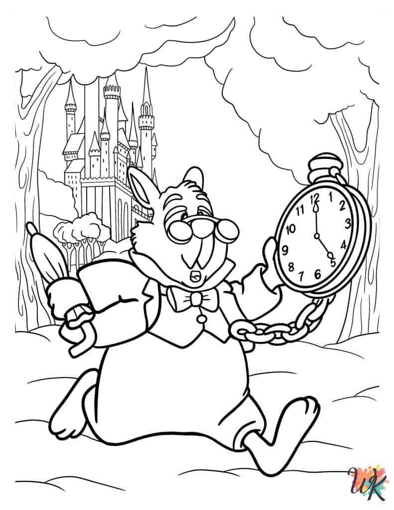 Alice In Wonderland coloring pages grinch