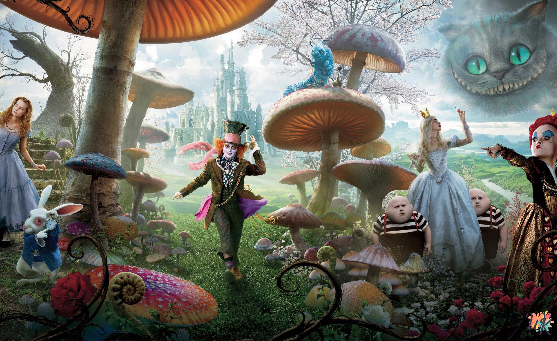 Alice In Wonderland Coloring Pages 1 Alice In Wonderland Coloring Pages