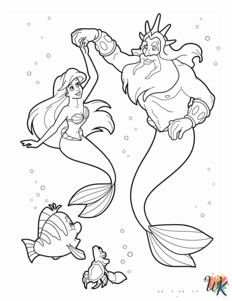 fun Ariel coloring pages