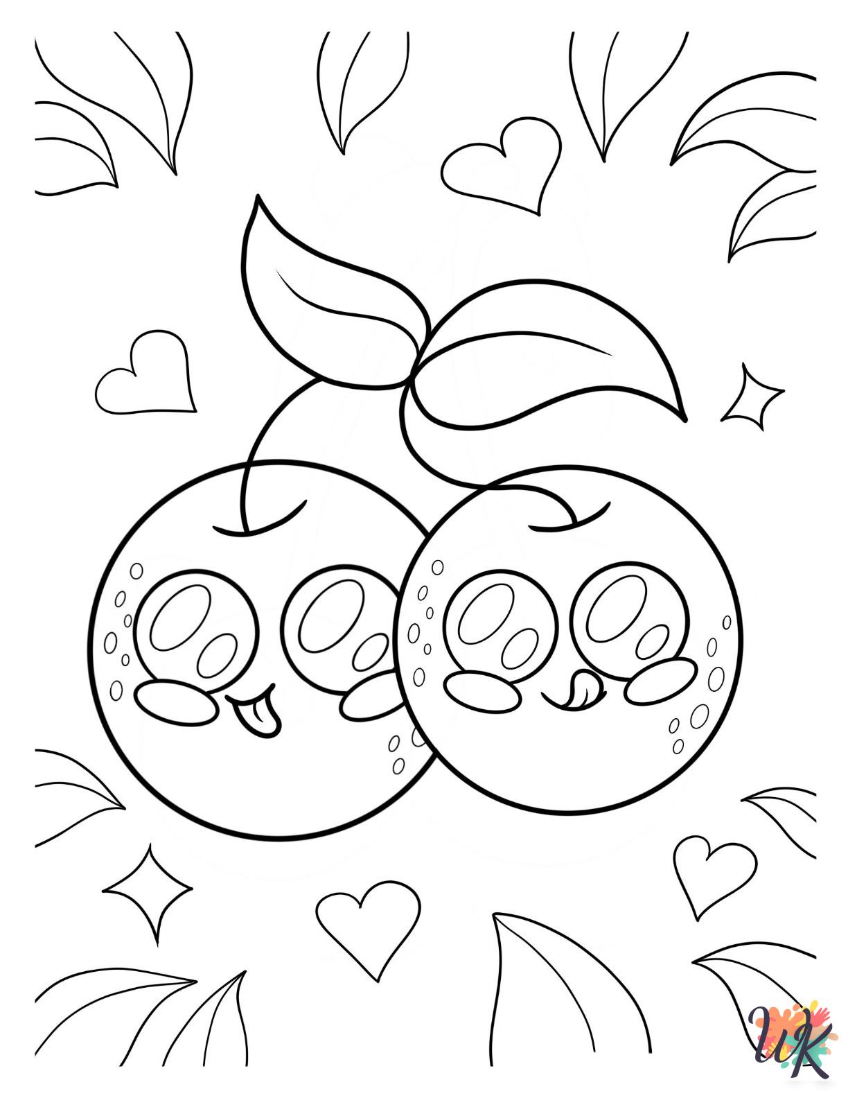 Cherry Coloring Page coloring pages printable
