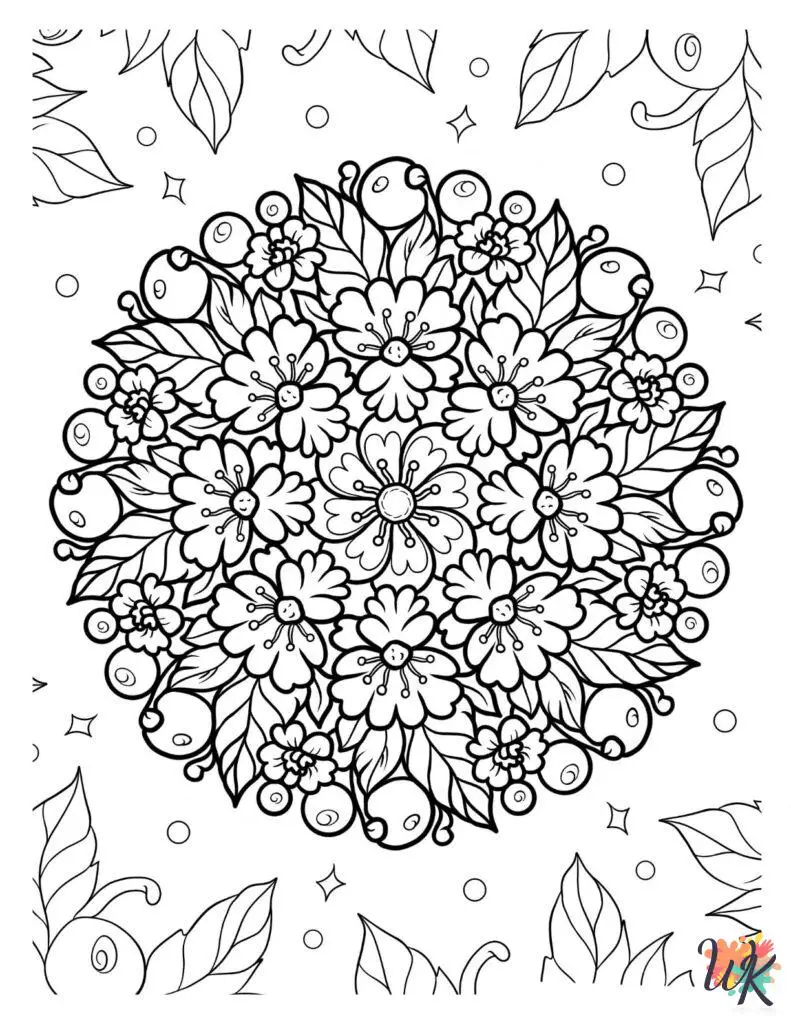 20 Cherry Coloring Page