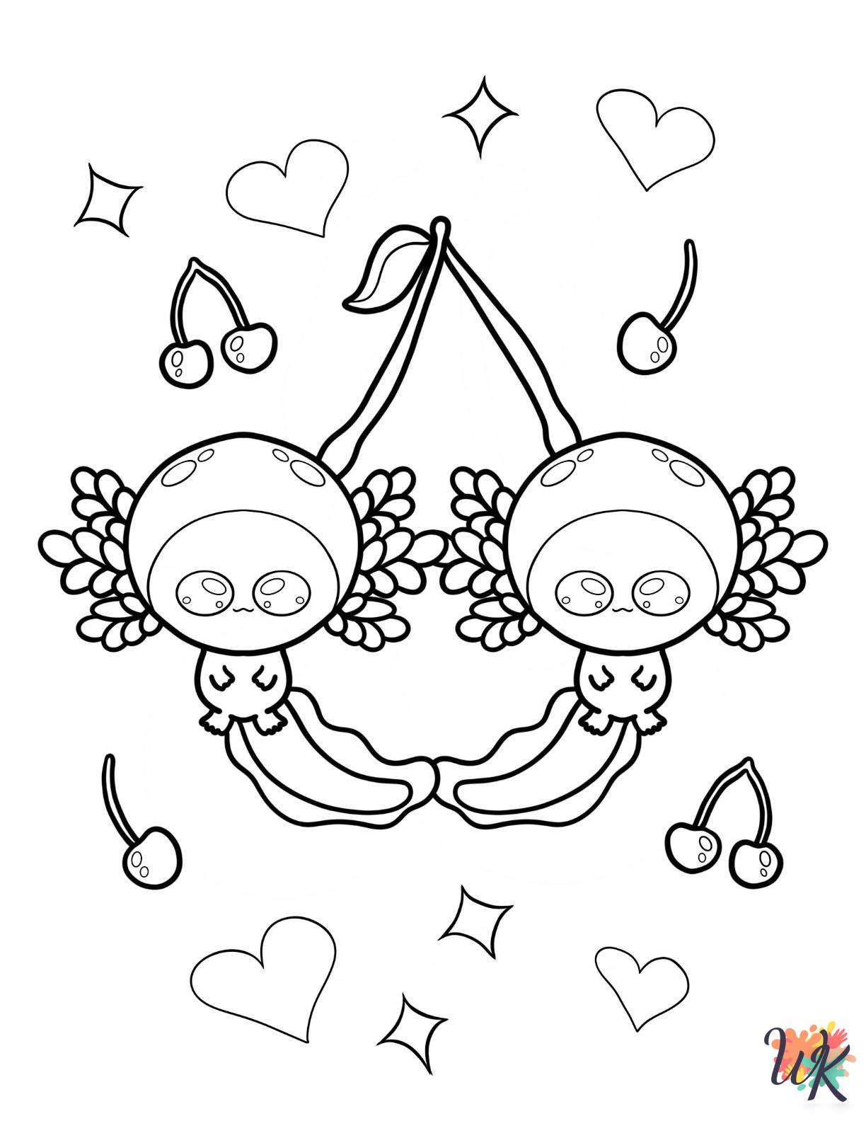 free Cherry Coloring Page coloring pages 1