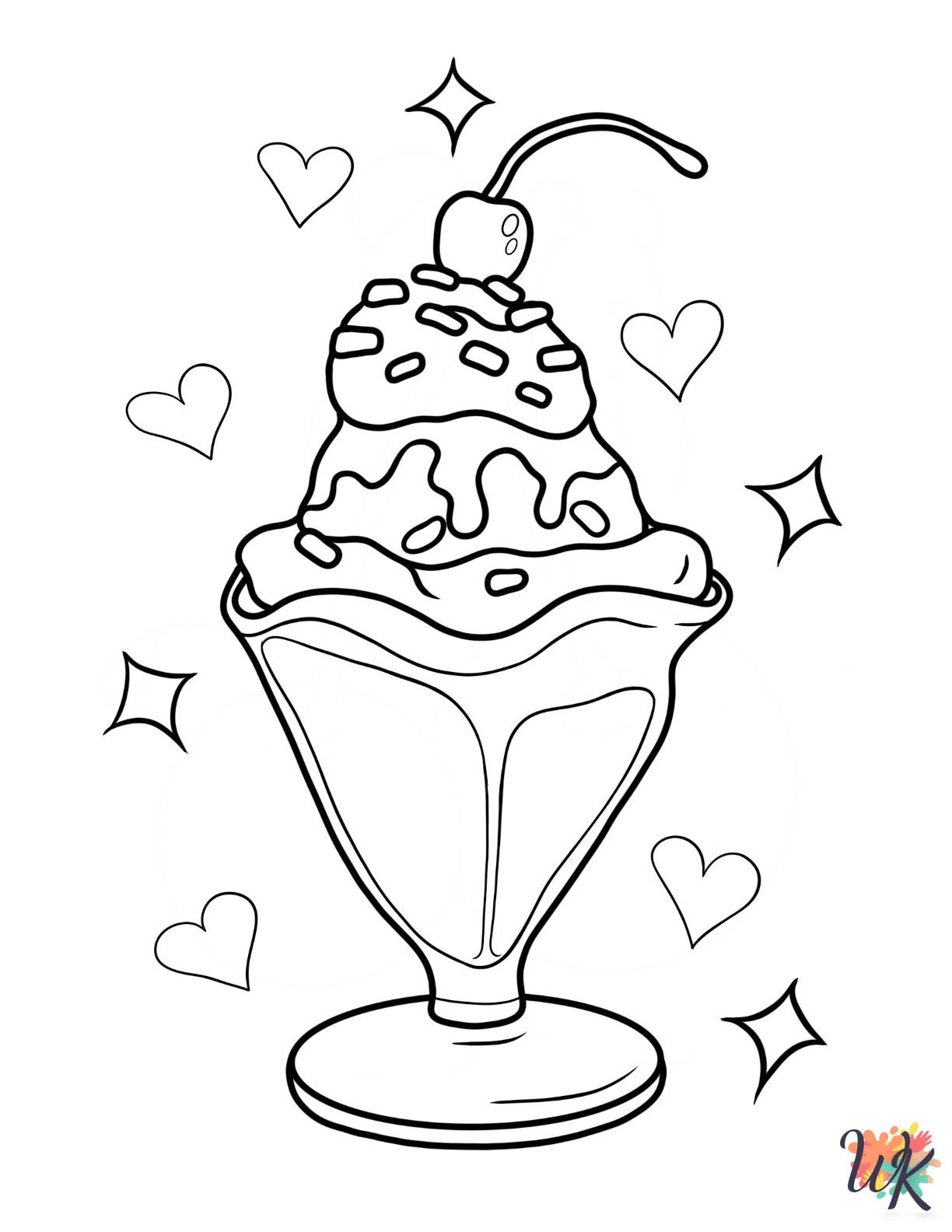 kawaii cute Cherry Coloring Page coloring pages