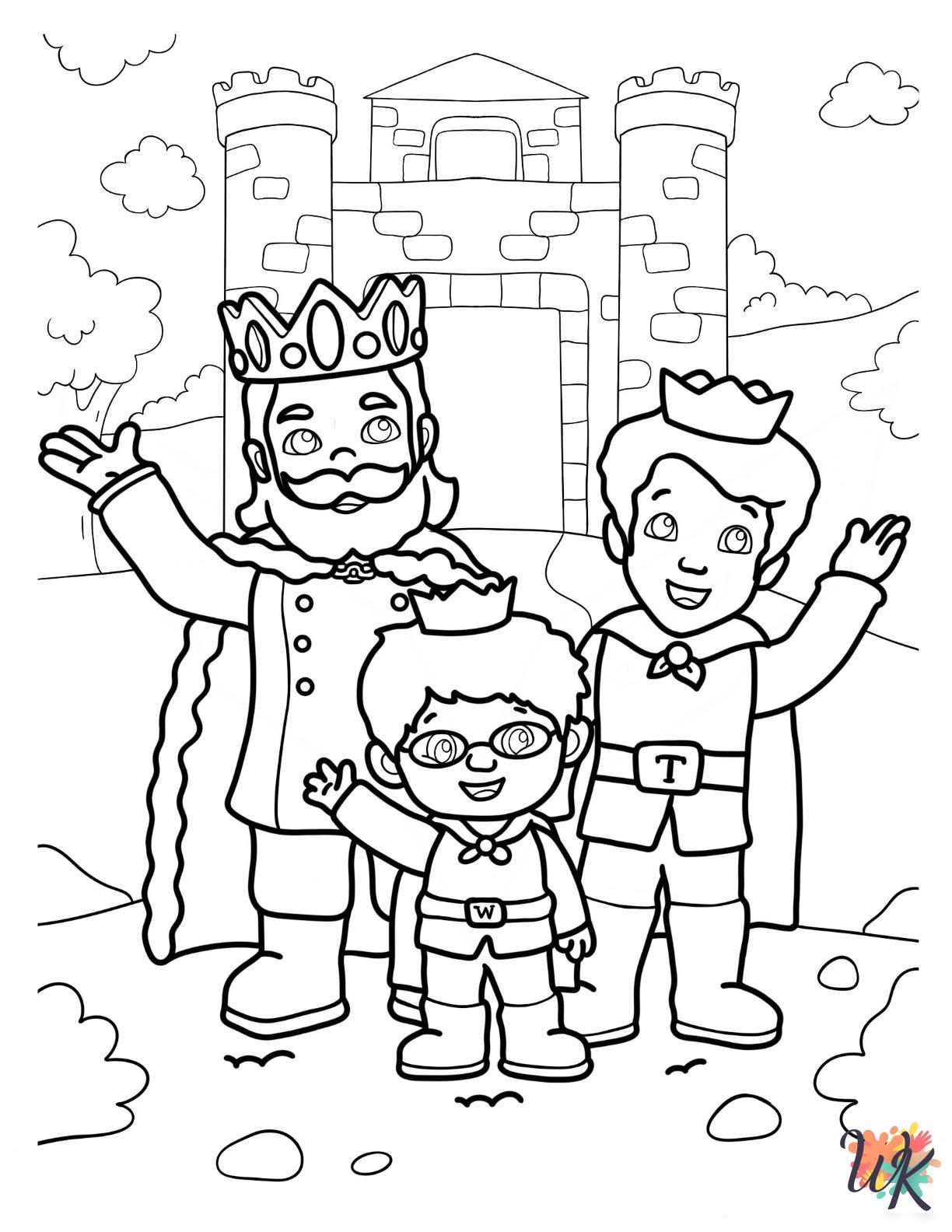 Daniel Tiger coloring pages grinch