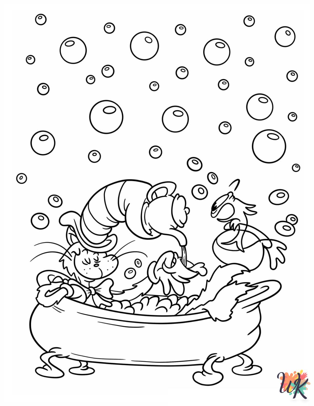 Dr. Seuss coloring pages for adults pdf