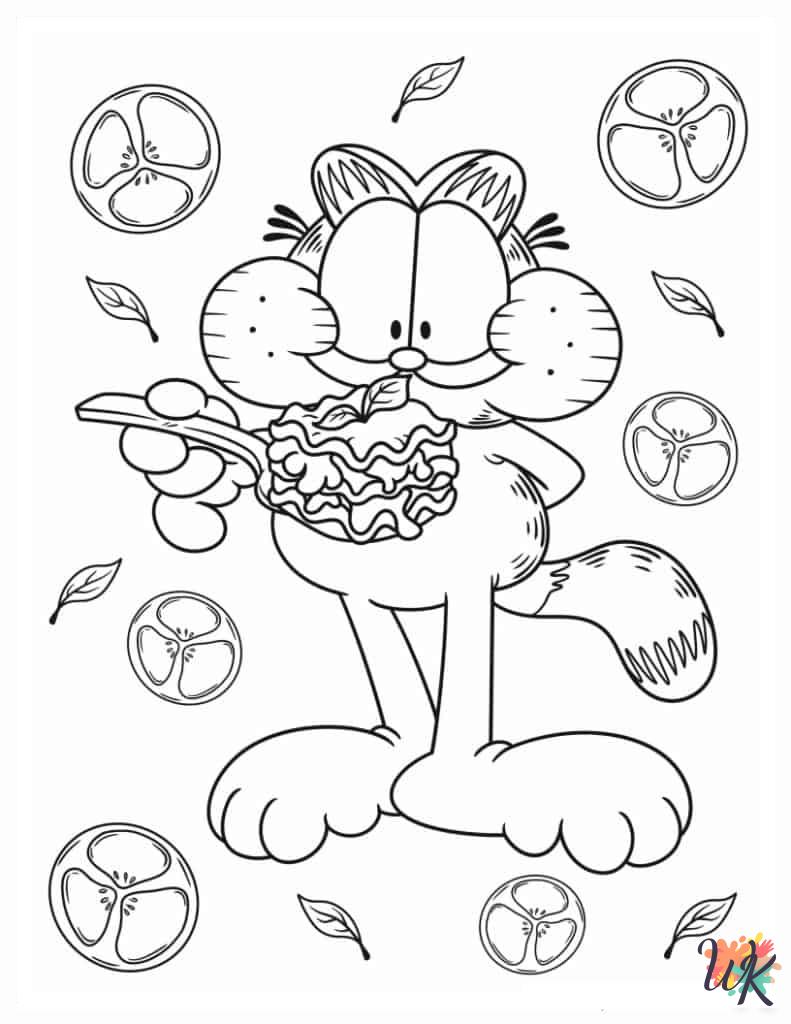 Garfield Coloring Pages 10