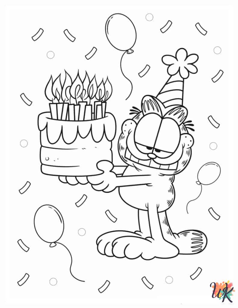 Garfield Coloring Pages 13