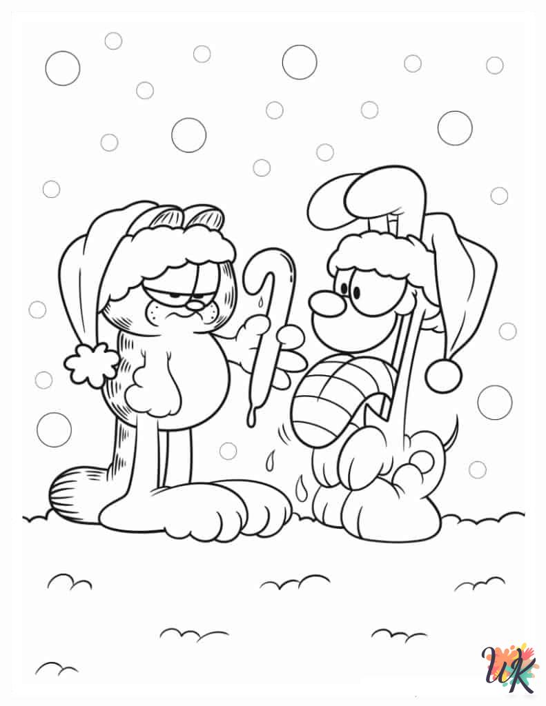 Garfield Coloring Pages 14