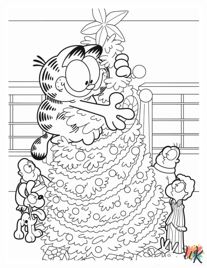 Garfield coloring pages for adults