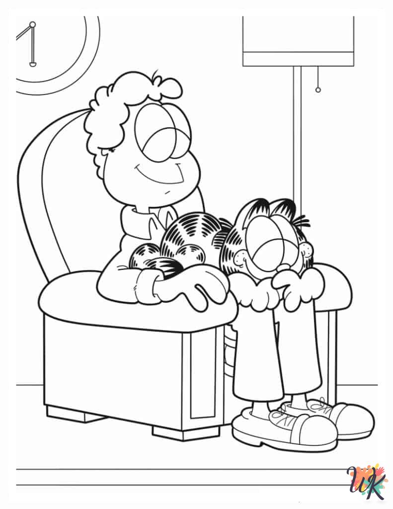 Garfield Coloring Pages 17