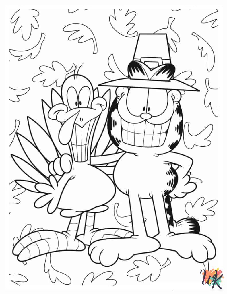 Garfield Coloring Pages 19