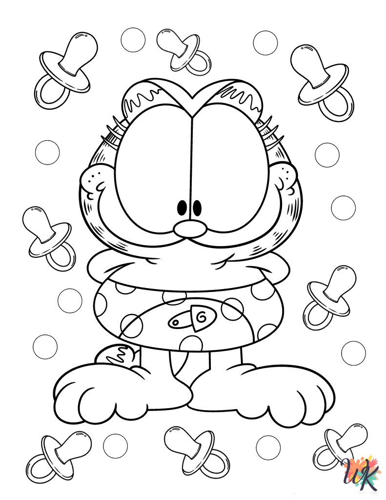 Garfield Coloring Pages 20