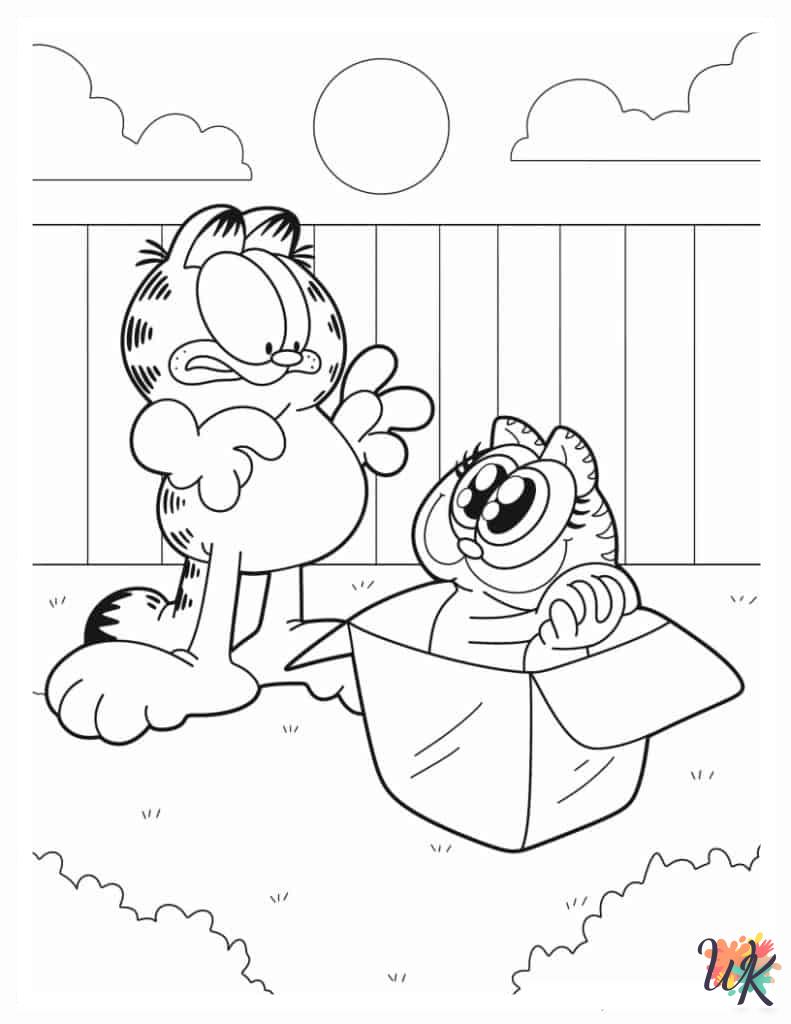 Garfield Coloring Pages 22