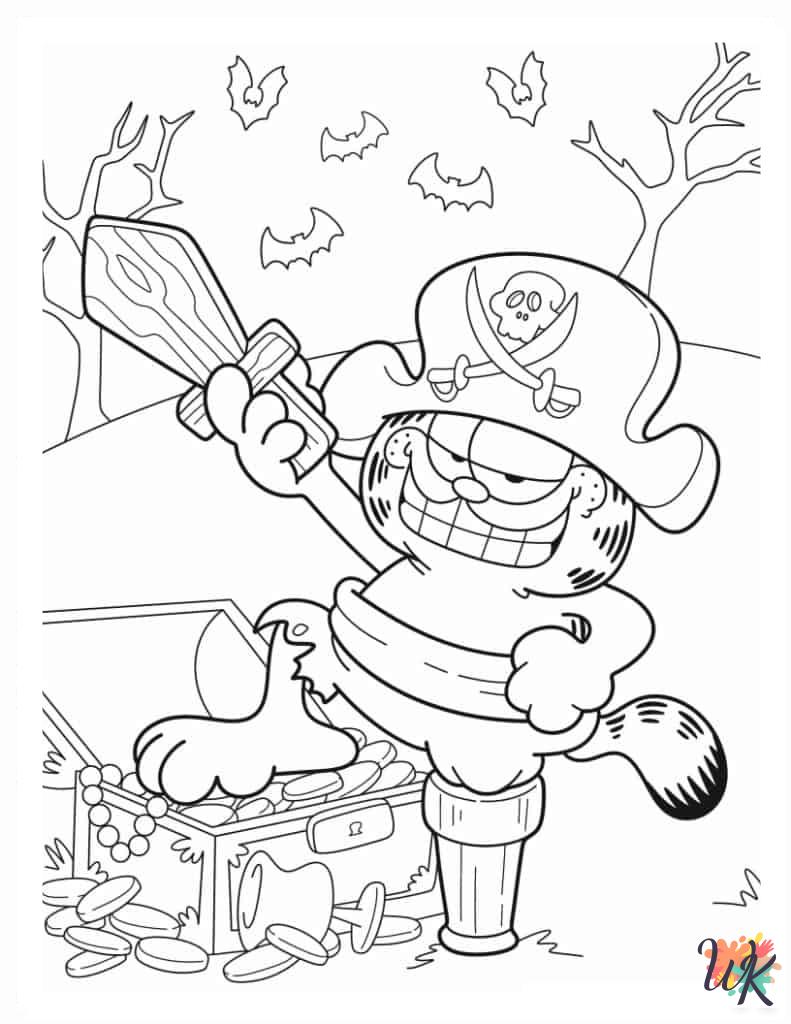 Garfield Coloring Pages 24