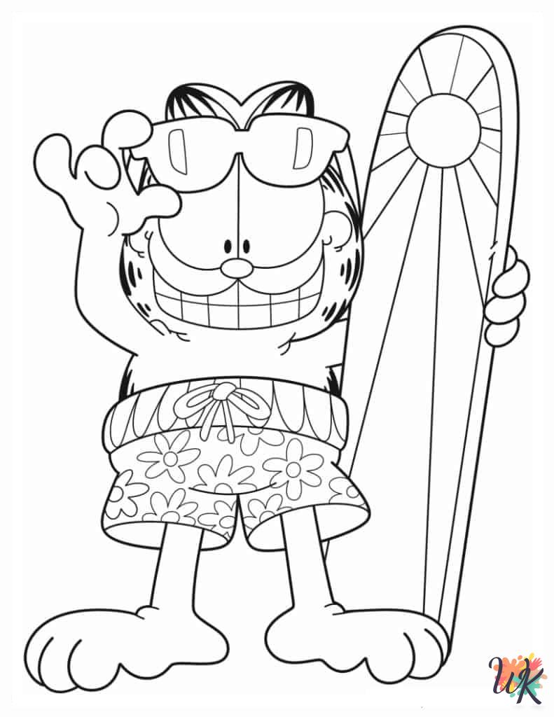 Garfield Coloring Pages 4