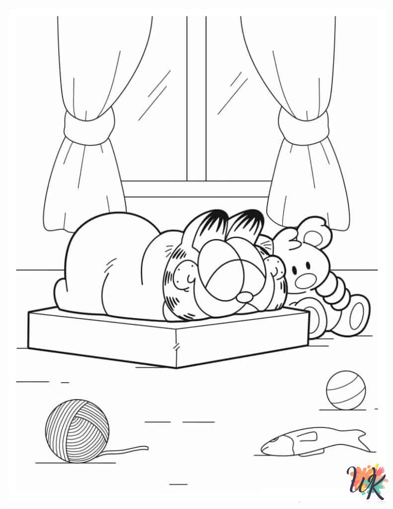 adult coloring pages Garfield