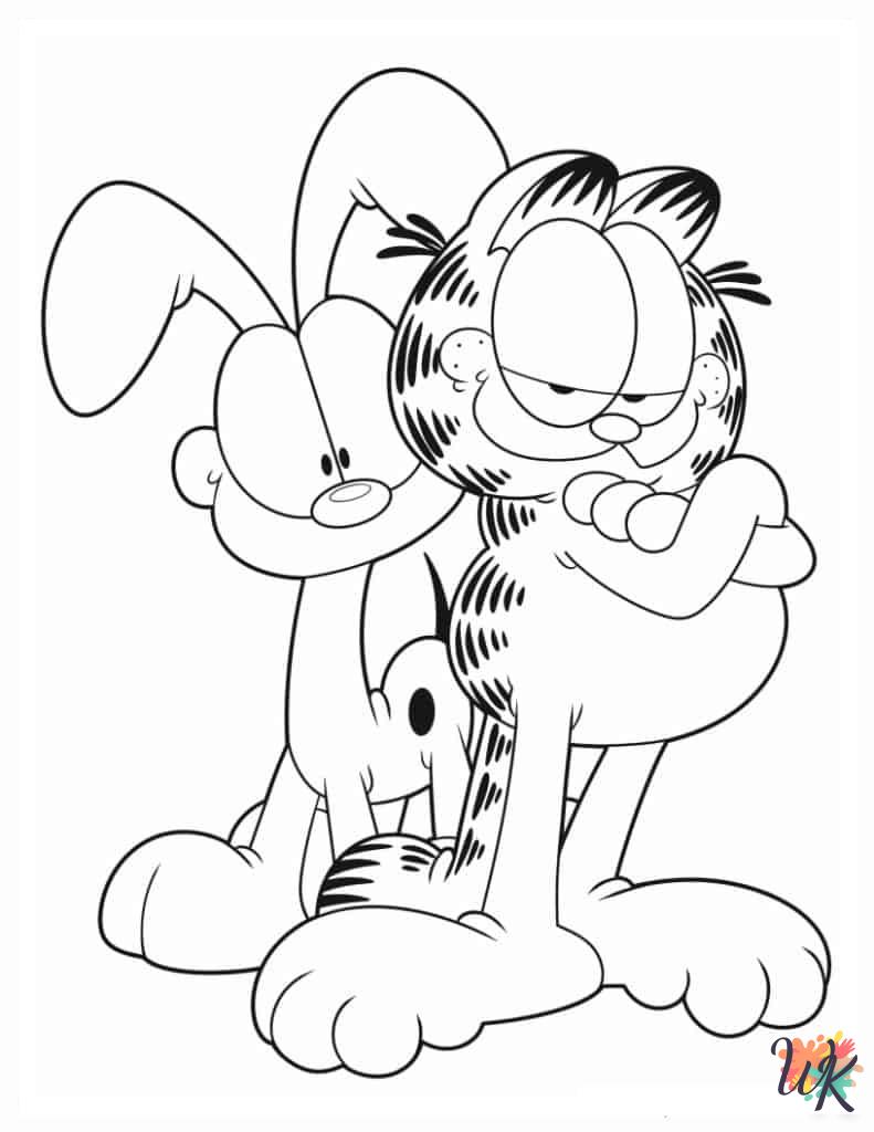 Garfield Coloring Pages 8