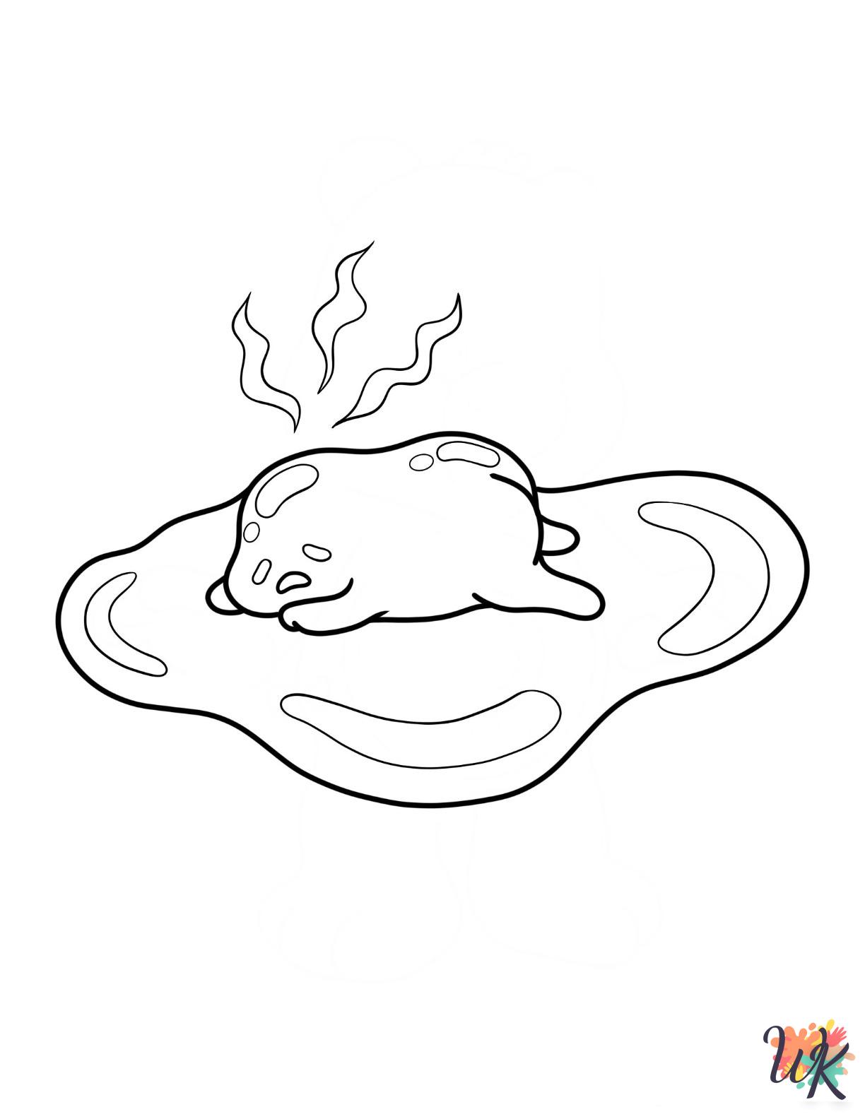 Gudetama Color In 19 Gudetama Coloring Pages For Kids - ColoringPagesWK