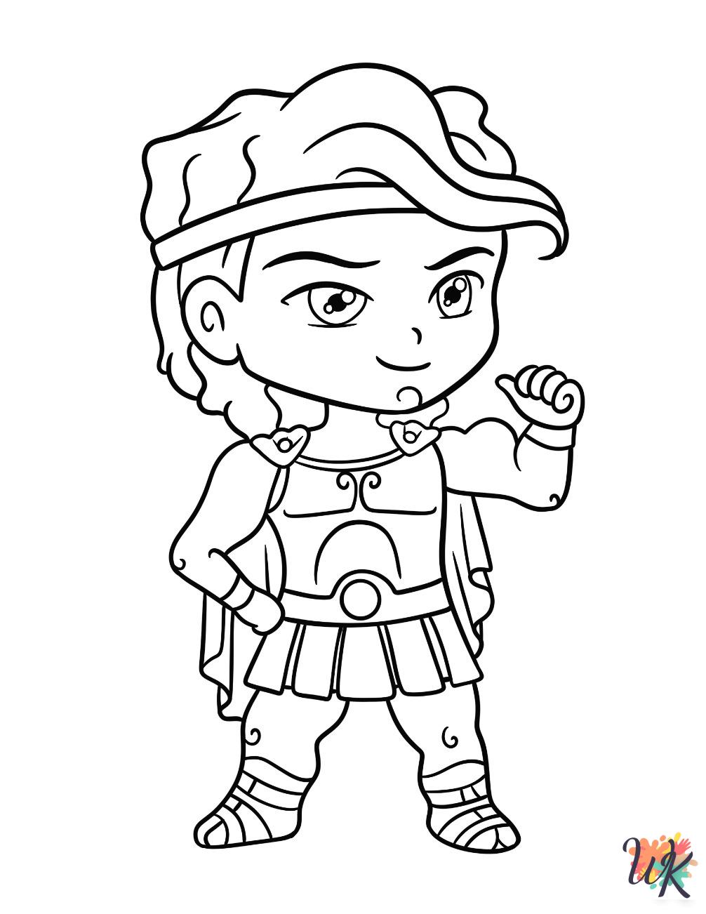 merry Hercules coloring pages