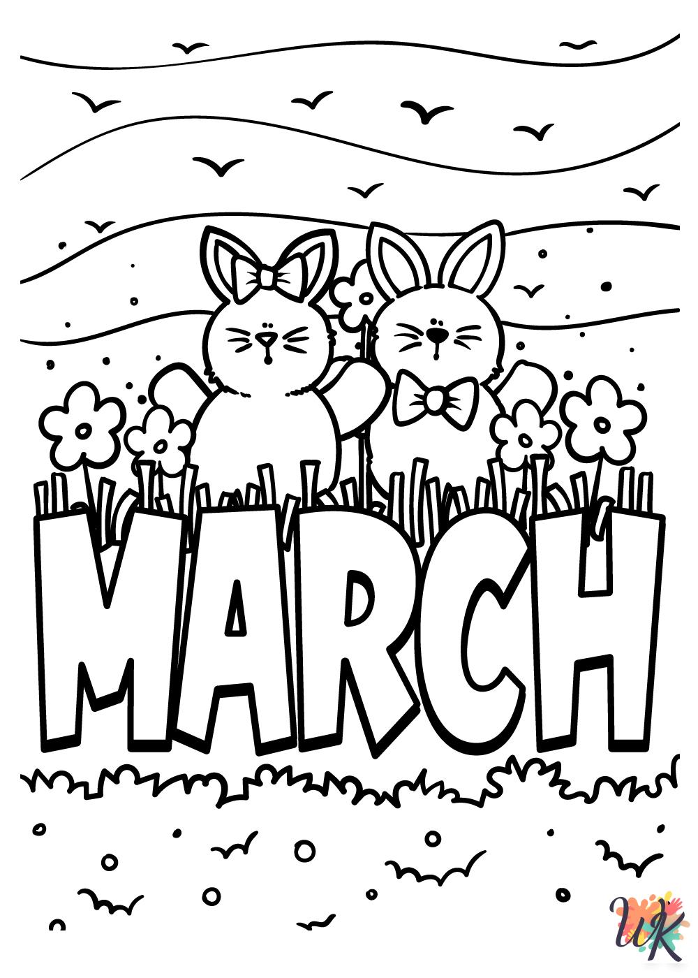 March Coloring Pages 2