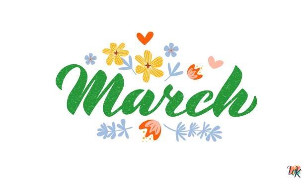 March Coloring Pages 1 March Coloring Pages