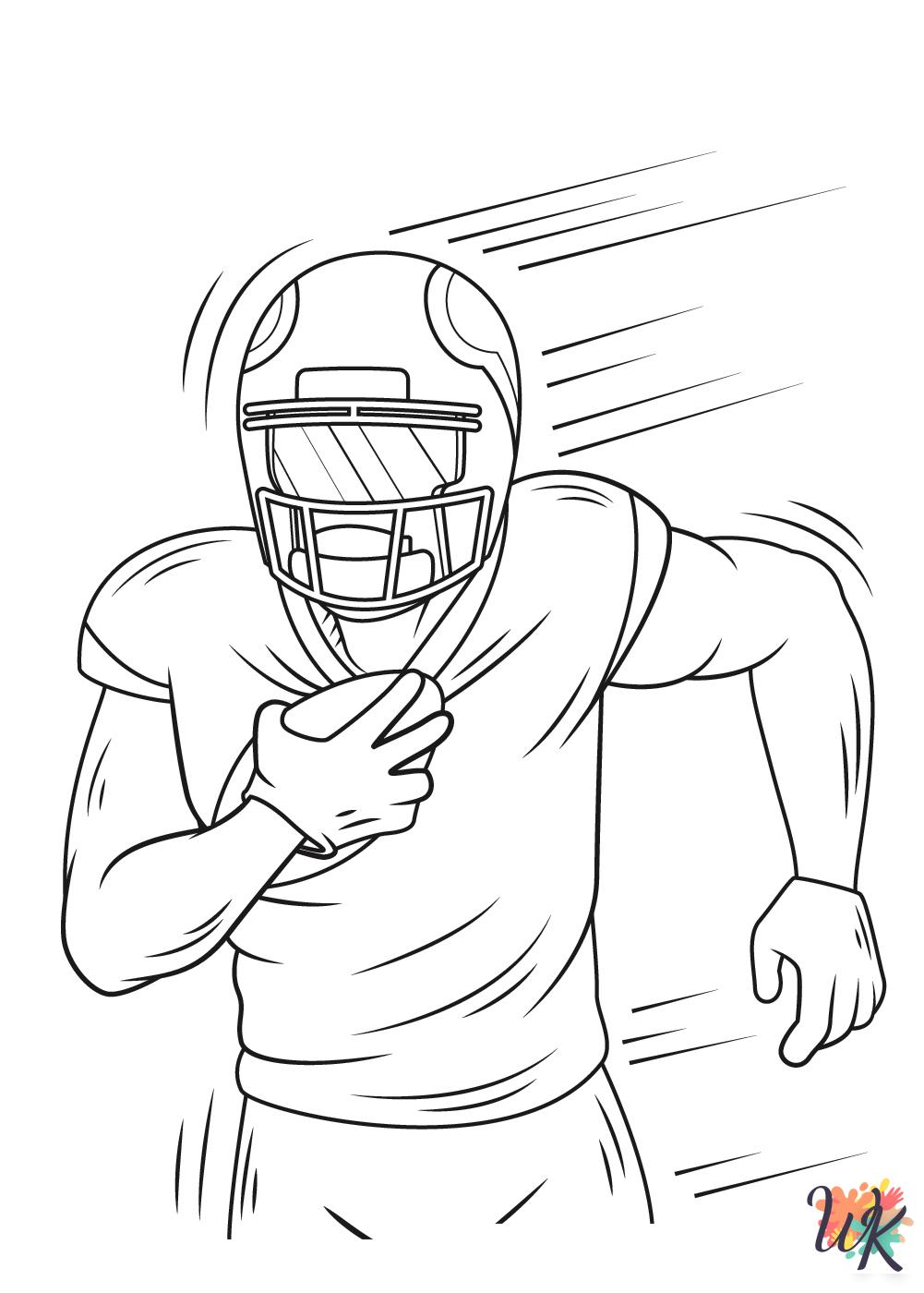 detailed NFL coloring pages for adults