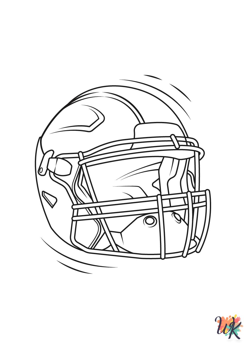 free NFL coloring pages