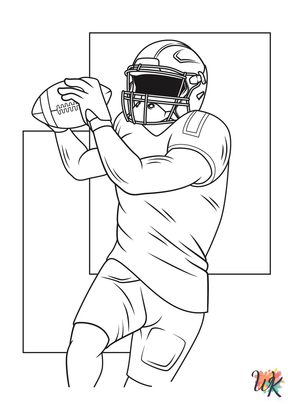 free NFL printable coloring pages