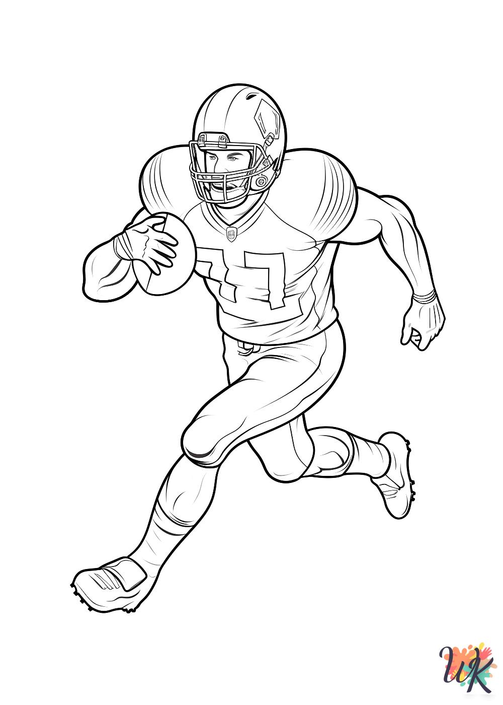free NFL coloring pages for adults
