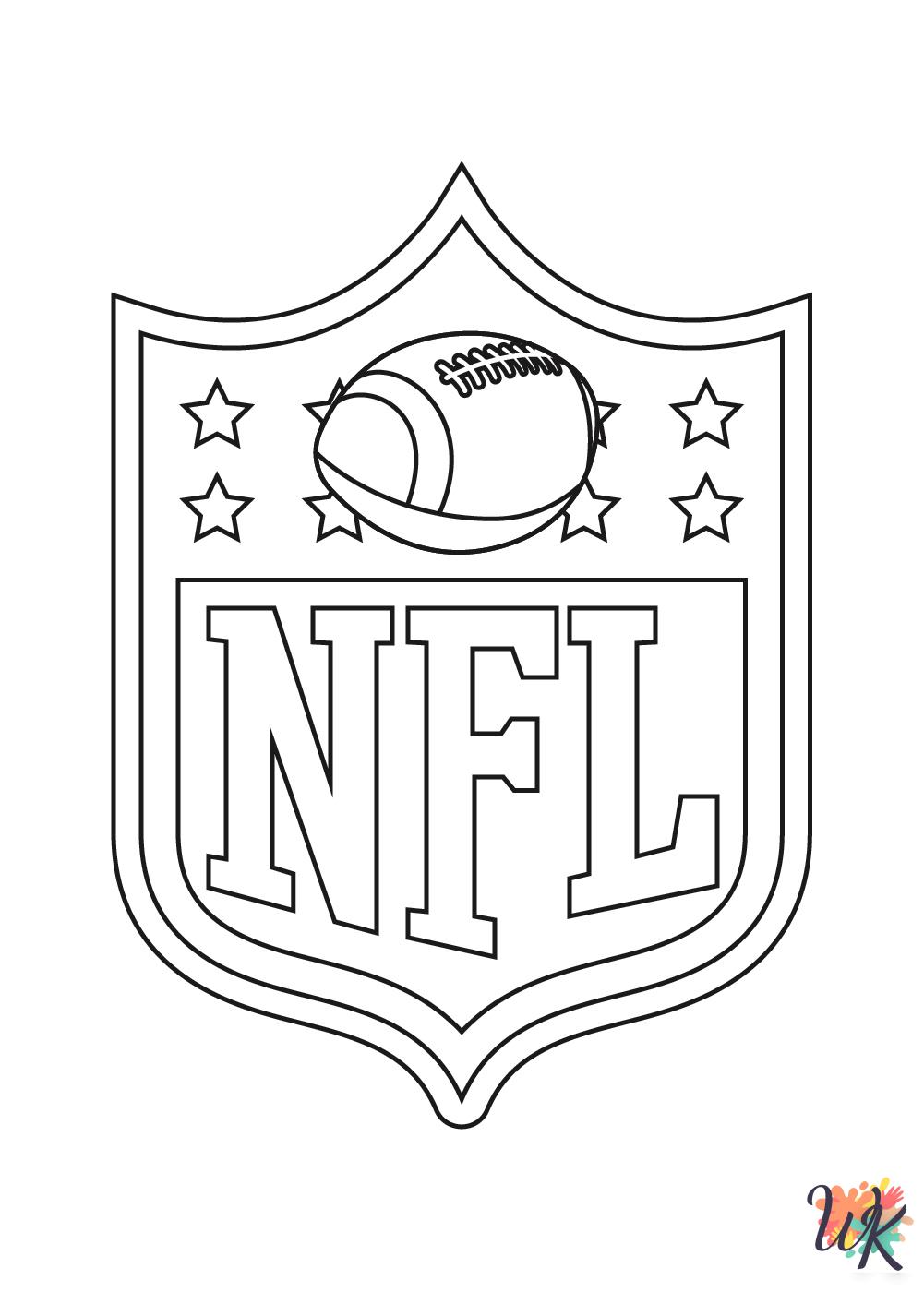 free NFL coloring pages for adults