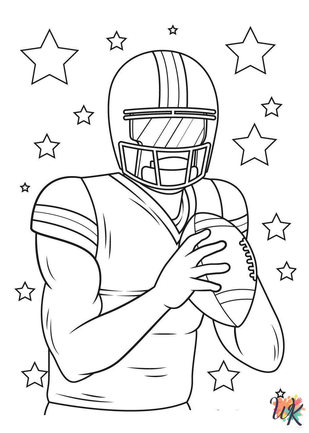 adult coloring pages NFL 1