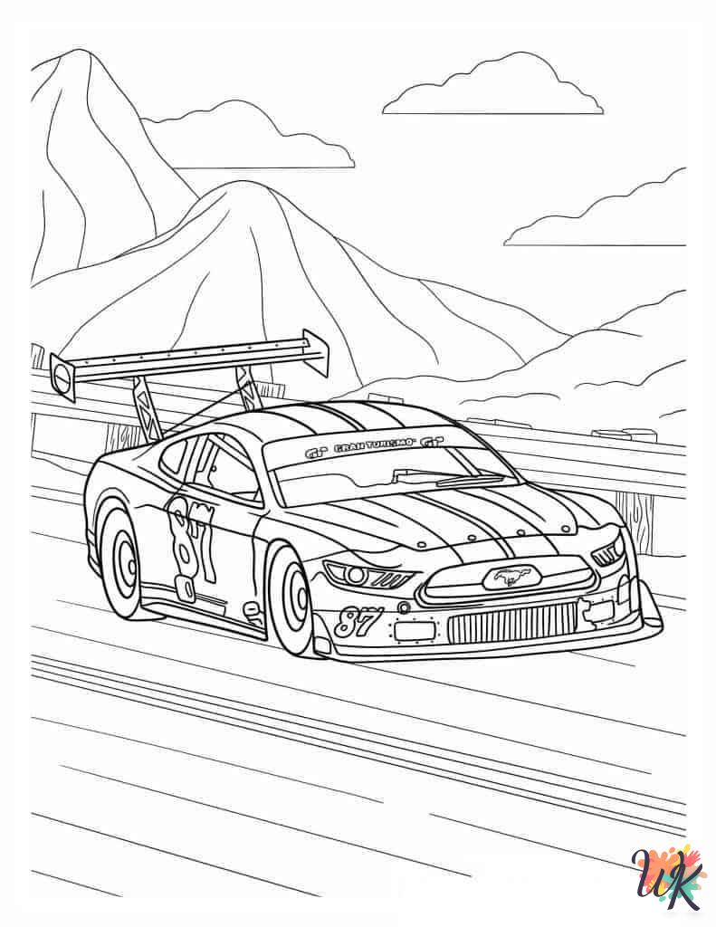 Race Car Coloring Pages 13