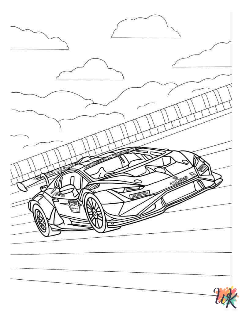 Race Car Coloring Pages 18