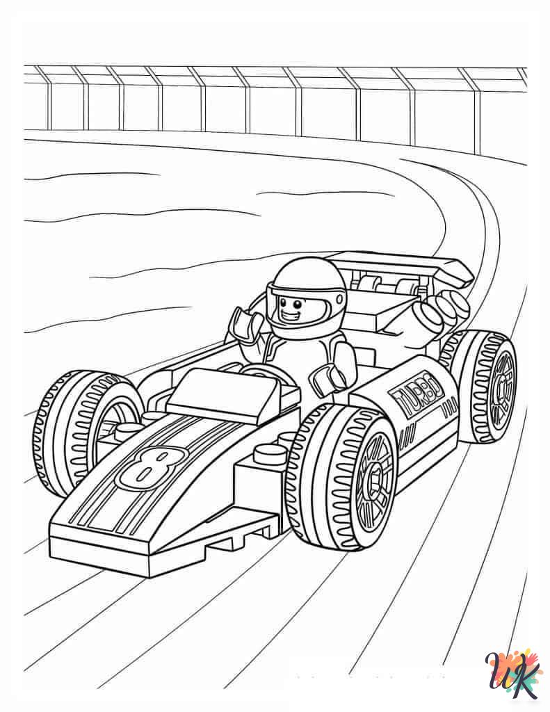 Race Car Coloring Pages 19