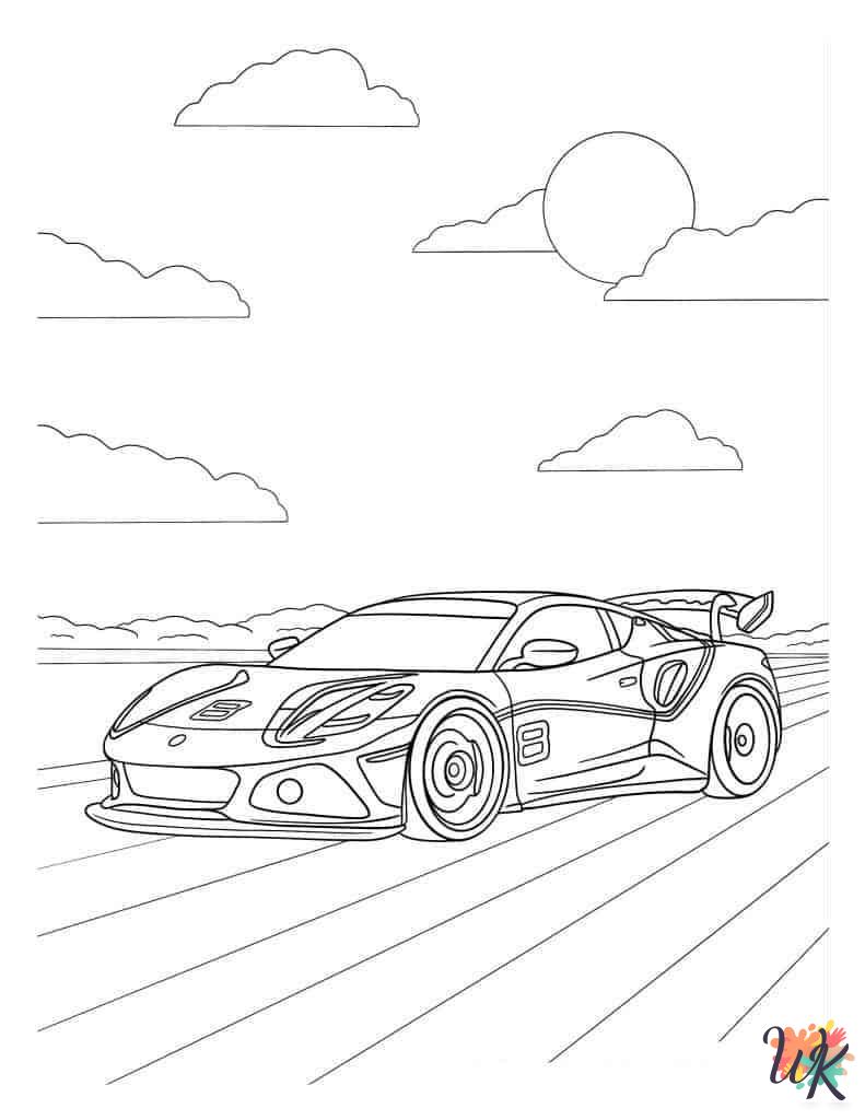 Race Car Coloring Pages 20