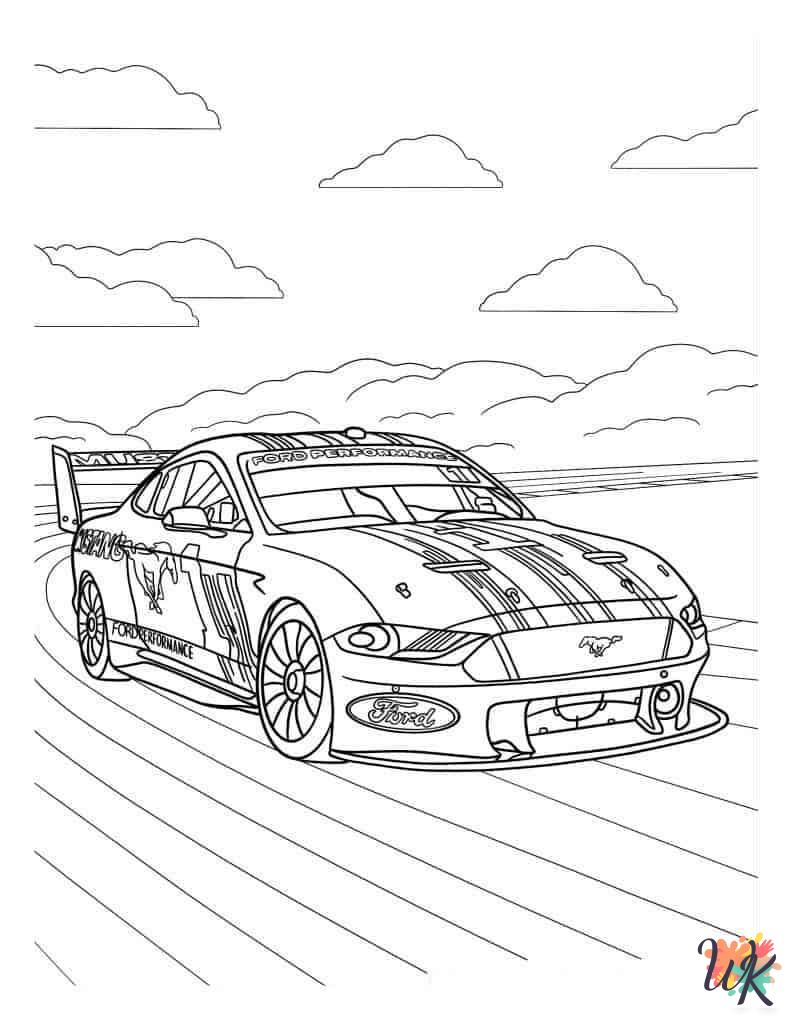 Race Car Coloring Pages 23