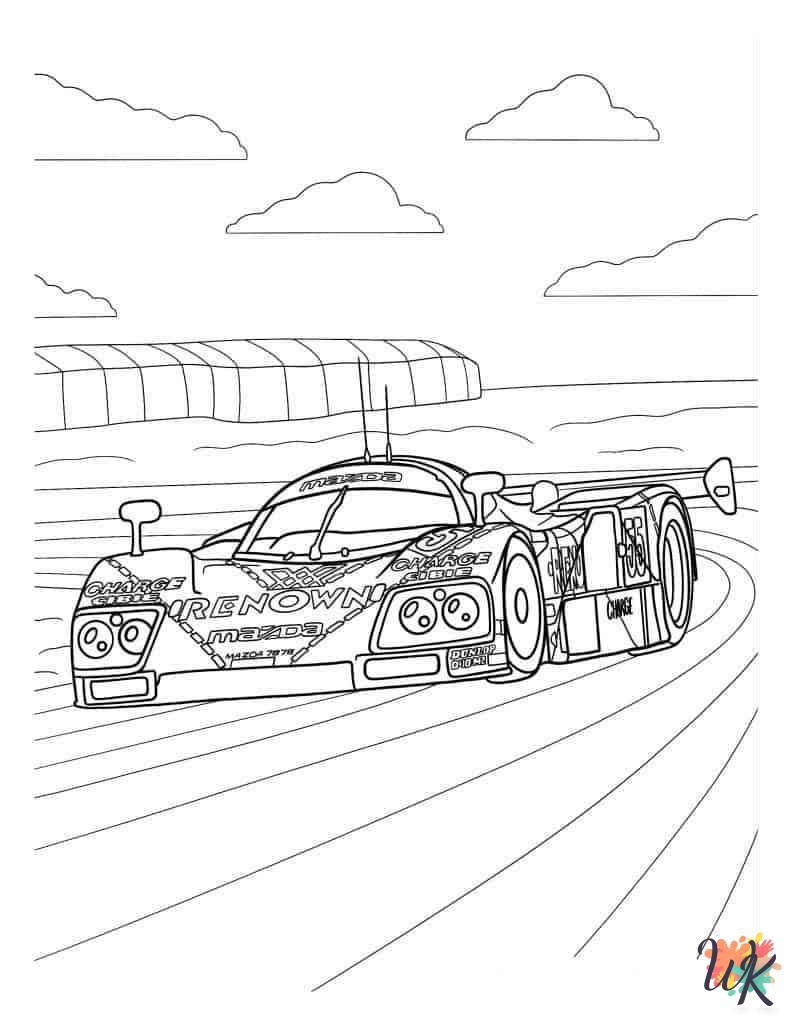 Race Car Coloring Pages 26