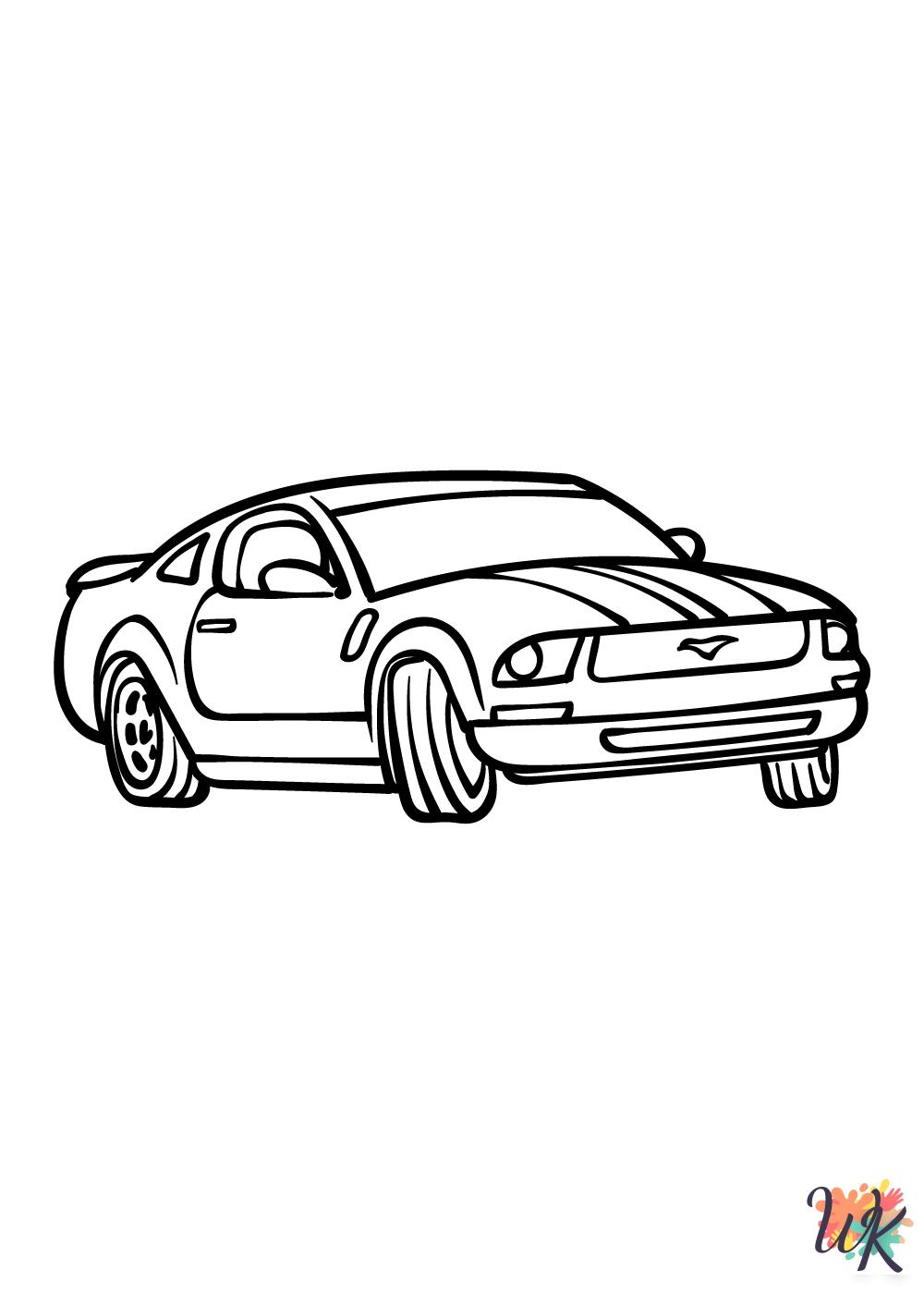 coloring pages printable Race Car