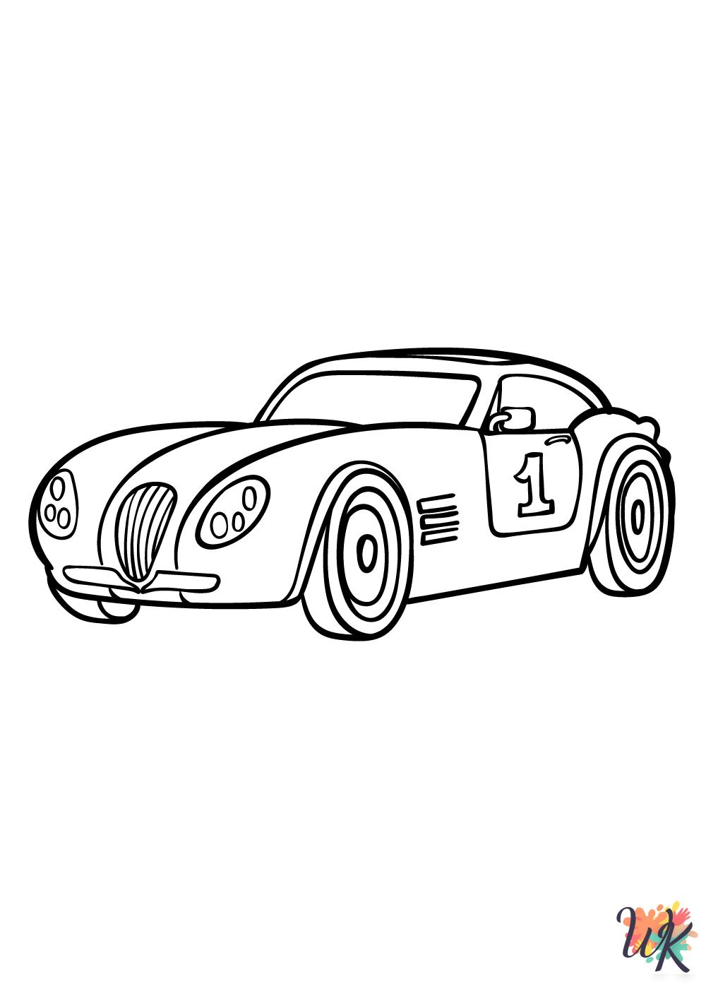 free printable coloring pages Race Car