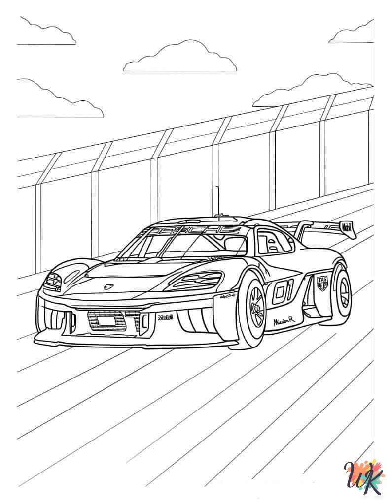 Race Car Coloring Pages 9
