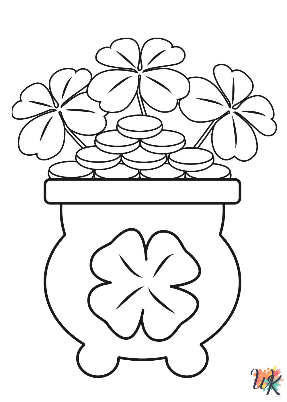 coloring pages Shamrock