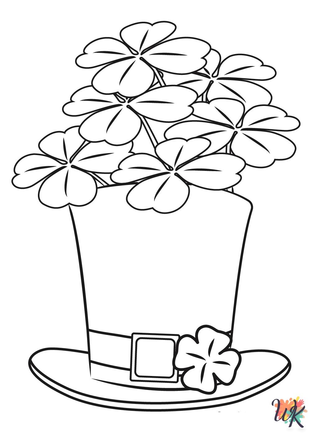 cute Shamrock coloring pages