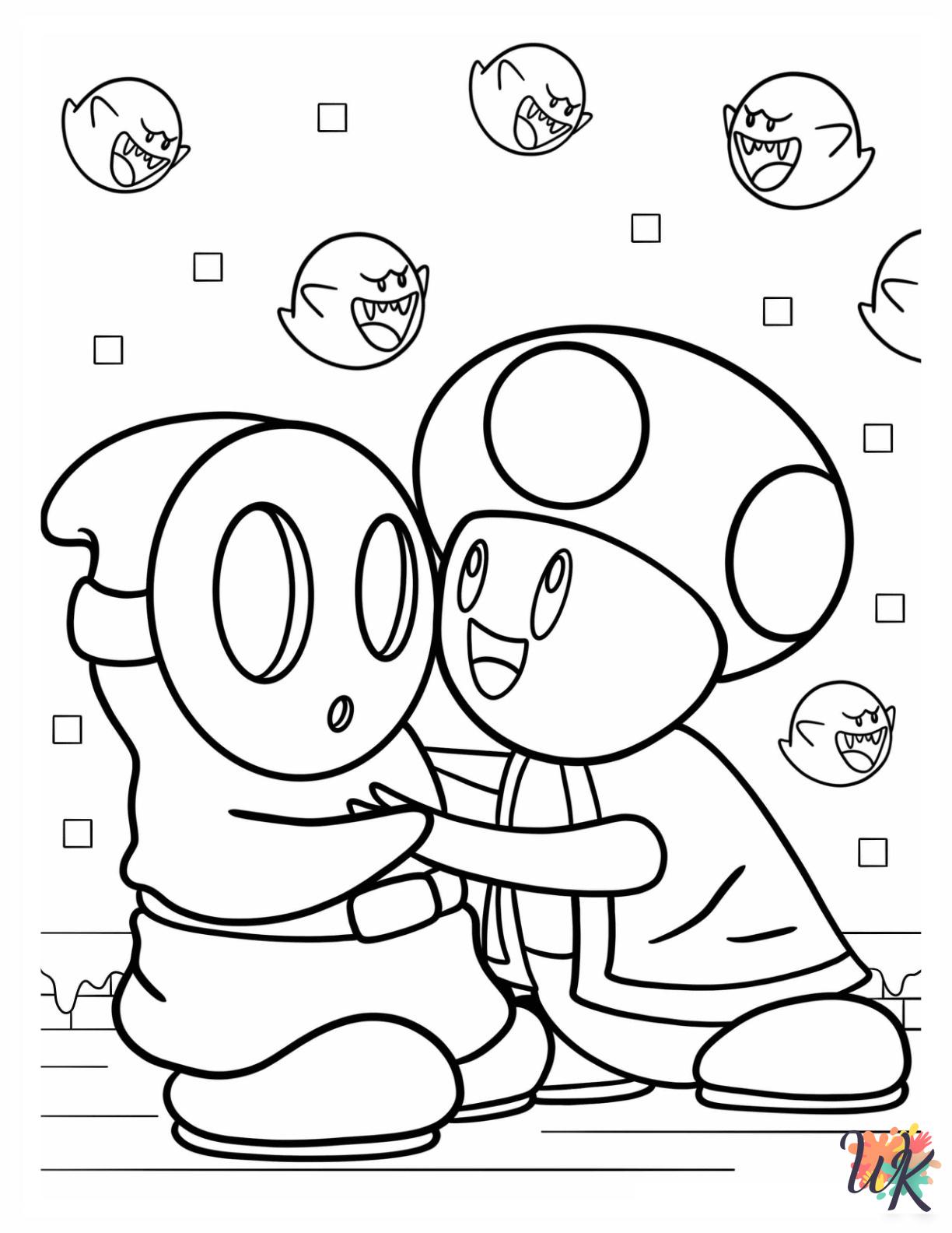 Shy Guy coloring pages free