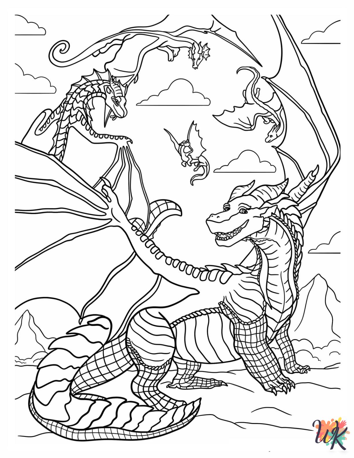 vintage Wings Of Fire coloring pages